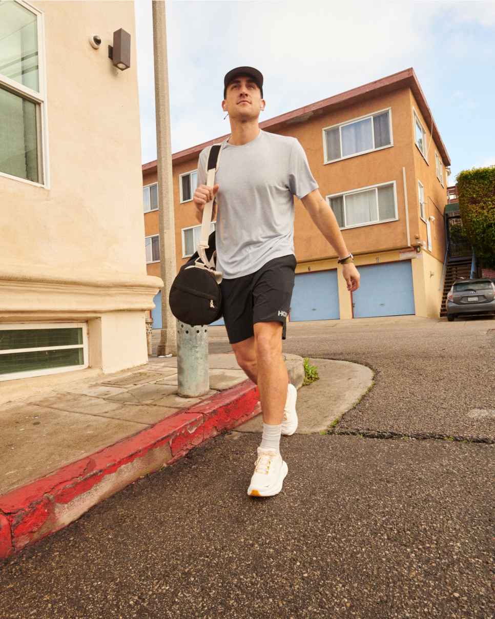HOKA Essential T-skjorte Gull Htr