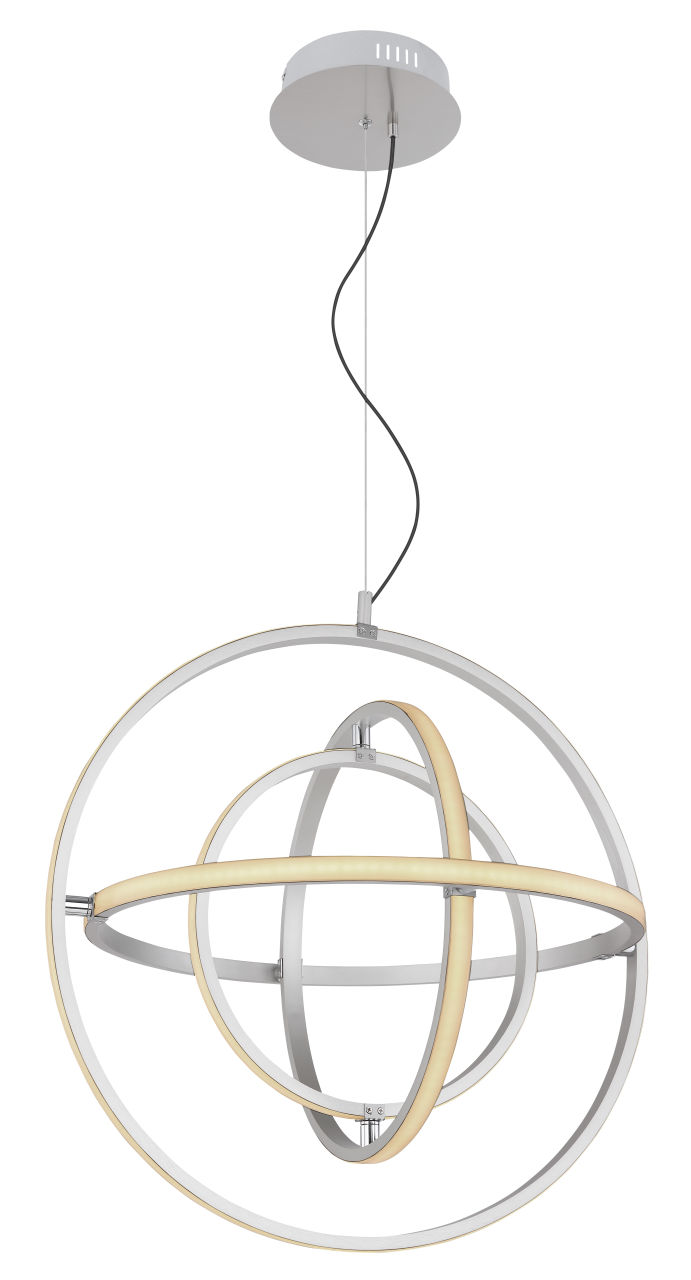 Globo Lighting - KURUS - Hängeleuchte Metall Nickel matt, LED