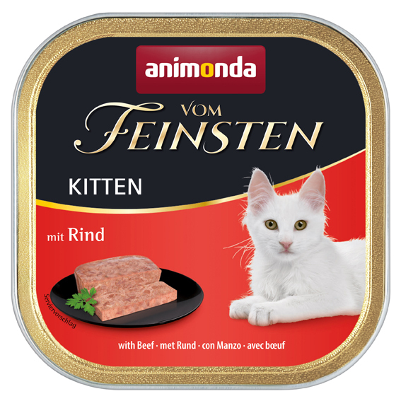 Animonda Nassfutter Animonda Vom Feinsten Kitten 32 x 100g Rind