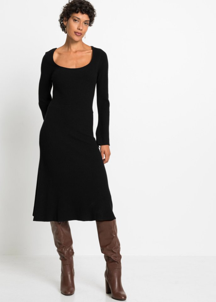 Midi-Strickkleid