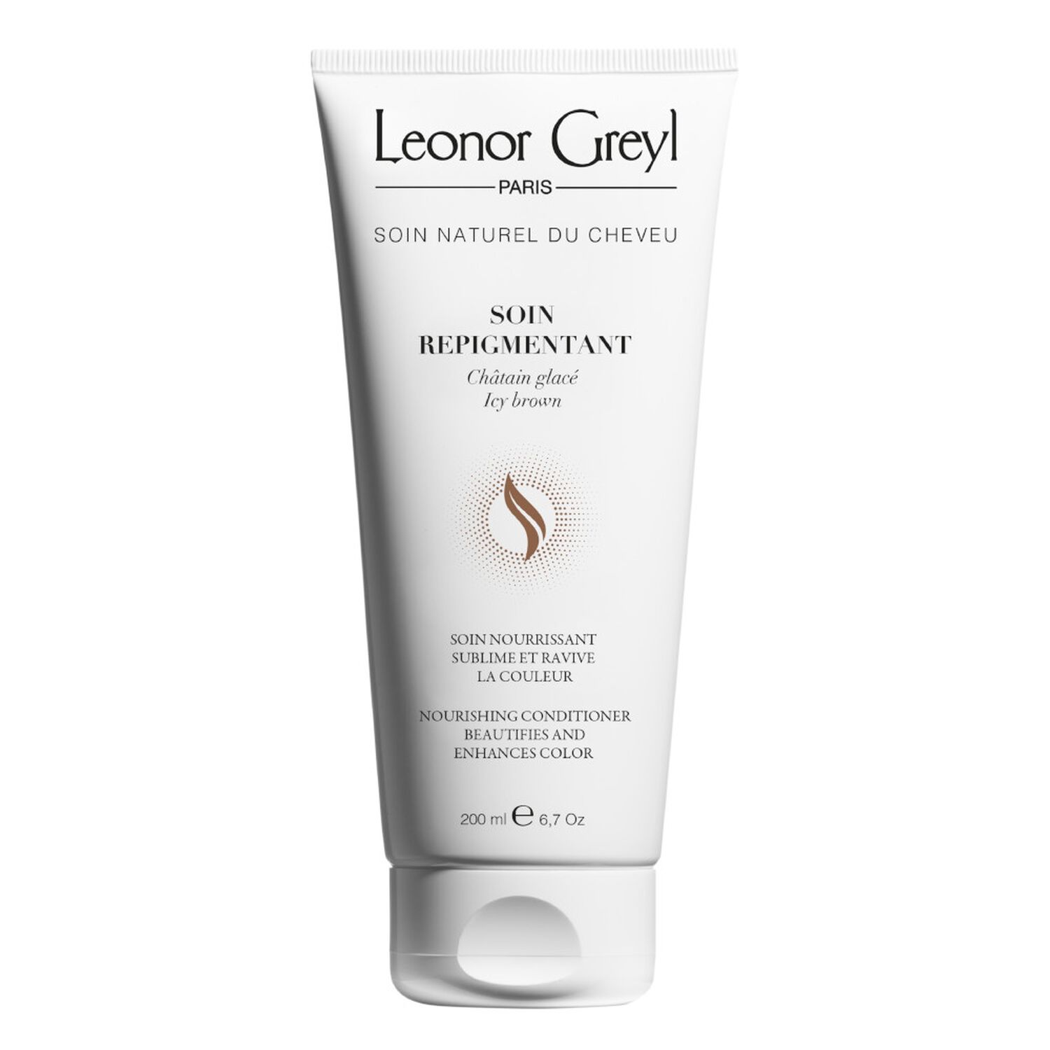 Leonor Greyl Soin Repigmentant - Chatain Glacé Soin Nourrissant, Sublime et Ravive la Couleur200 ml
