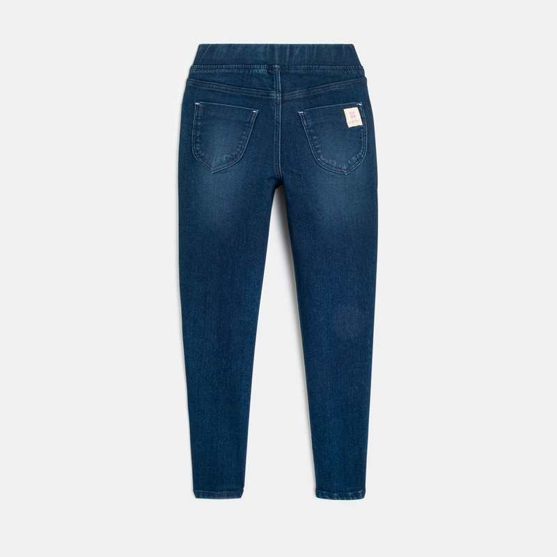 Jean slim fille denim dark blue bleu Catimini