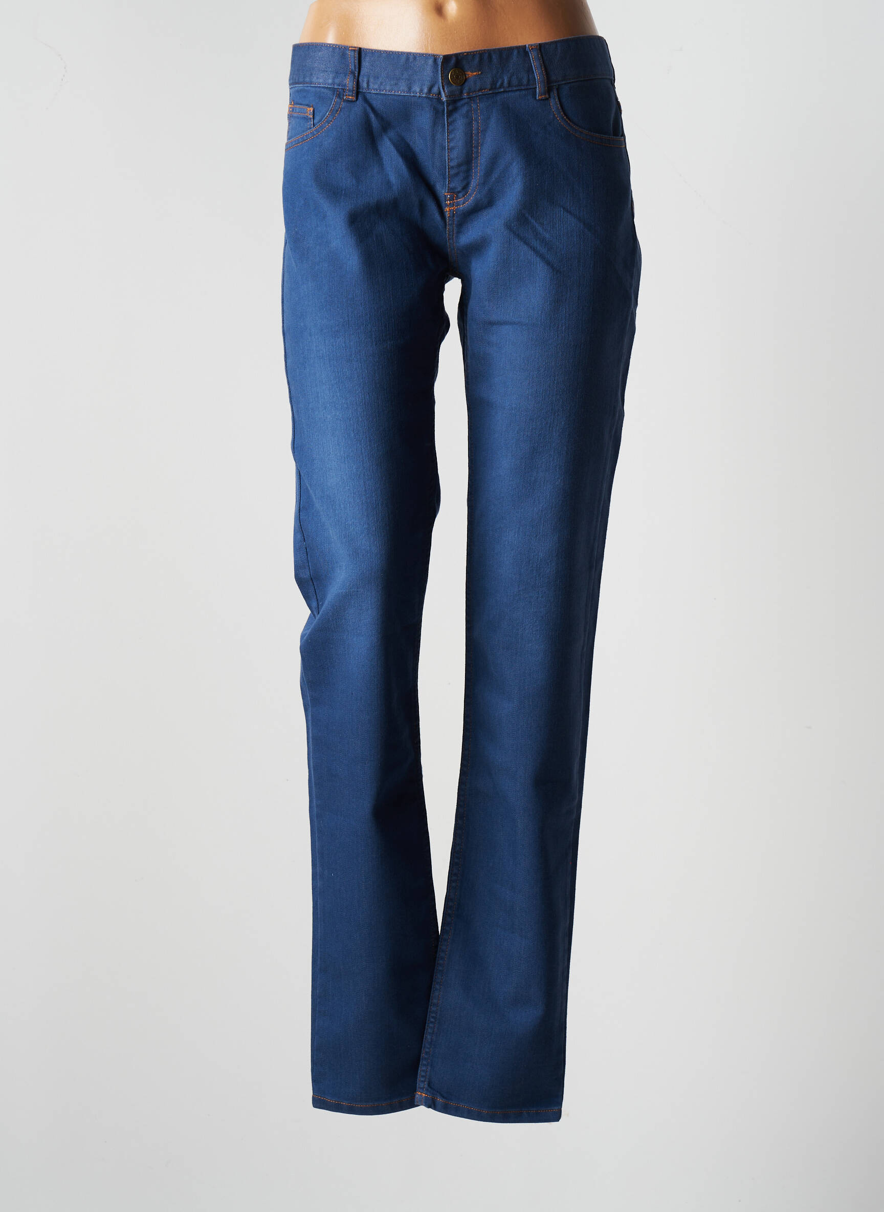 Soeur Jeans Coupe Slim Femme couleur bleu
