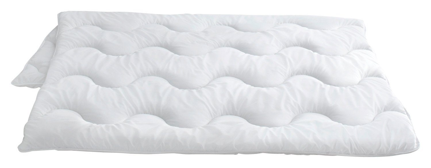 Baumwollbettdecke, Steppdecke CLASSIC, B 135 cm, L 200 cm, Sun Garden, Füllung: Silikonisierte Klimafaser, Bezug: Mikrofaser