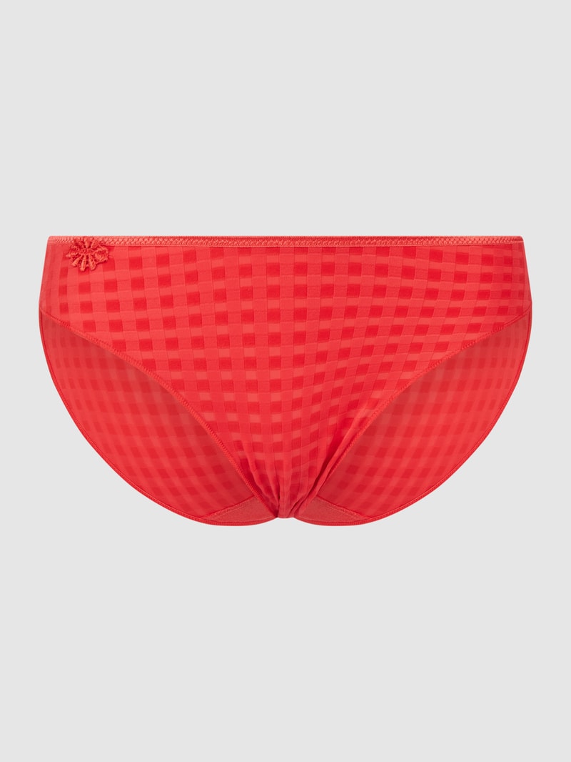 Slip mit Baumwoll-Anteil Modell 'Avero' in rot