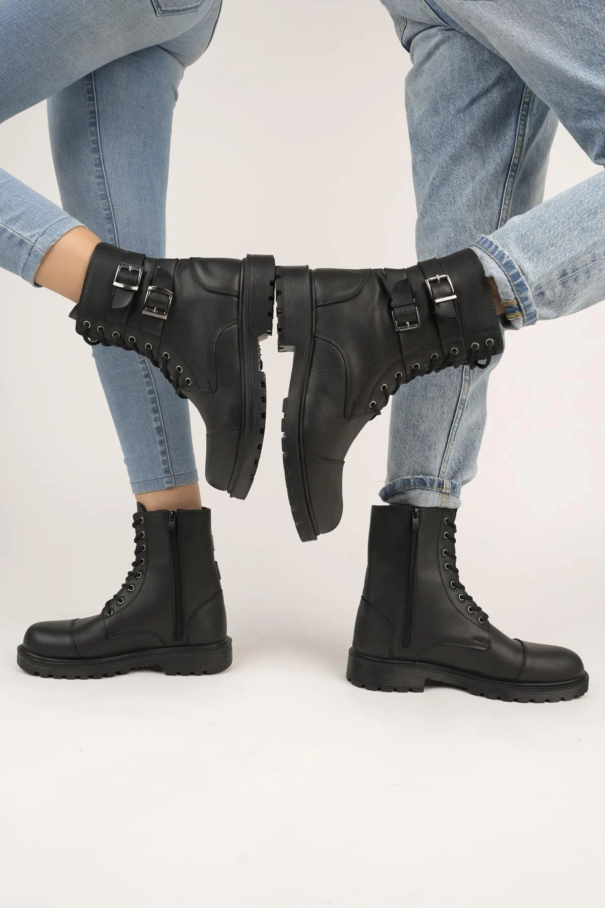 MUGGO  M452 Garantiert langlebiges Gummi, flexibel, winterfest, wasser- und kältebeständig, Unisex-Spitze und Reißverschluss