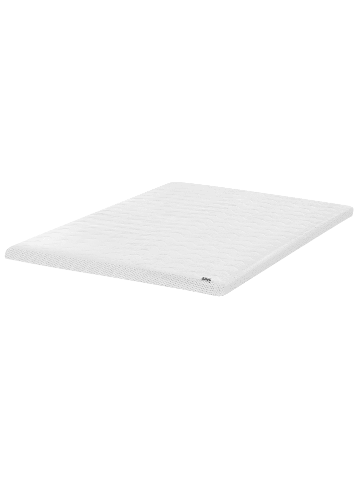 Beliani Topper FROSTY in Weiß - (W) 180 x (H) 6 x (L) 200 cm günstig kaufen onesize