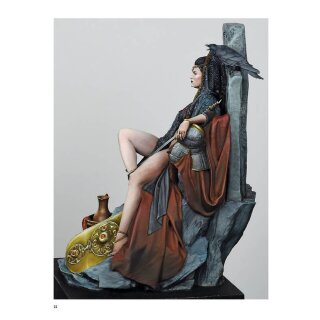 Scale Modelling Manual Vol.3 - How to paint a female Figure in exquisit Detail with Acrylics & Liquid Pigments (EN)
