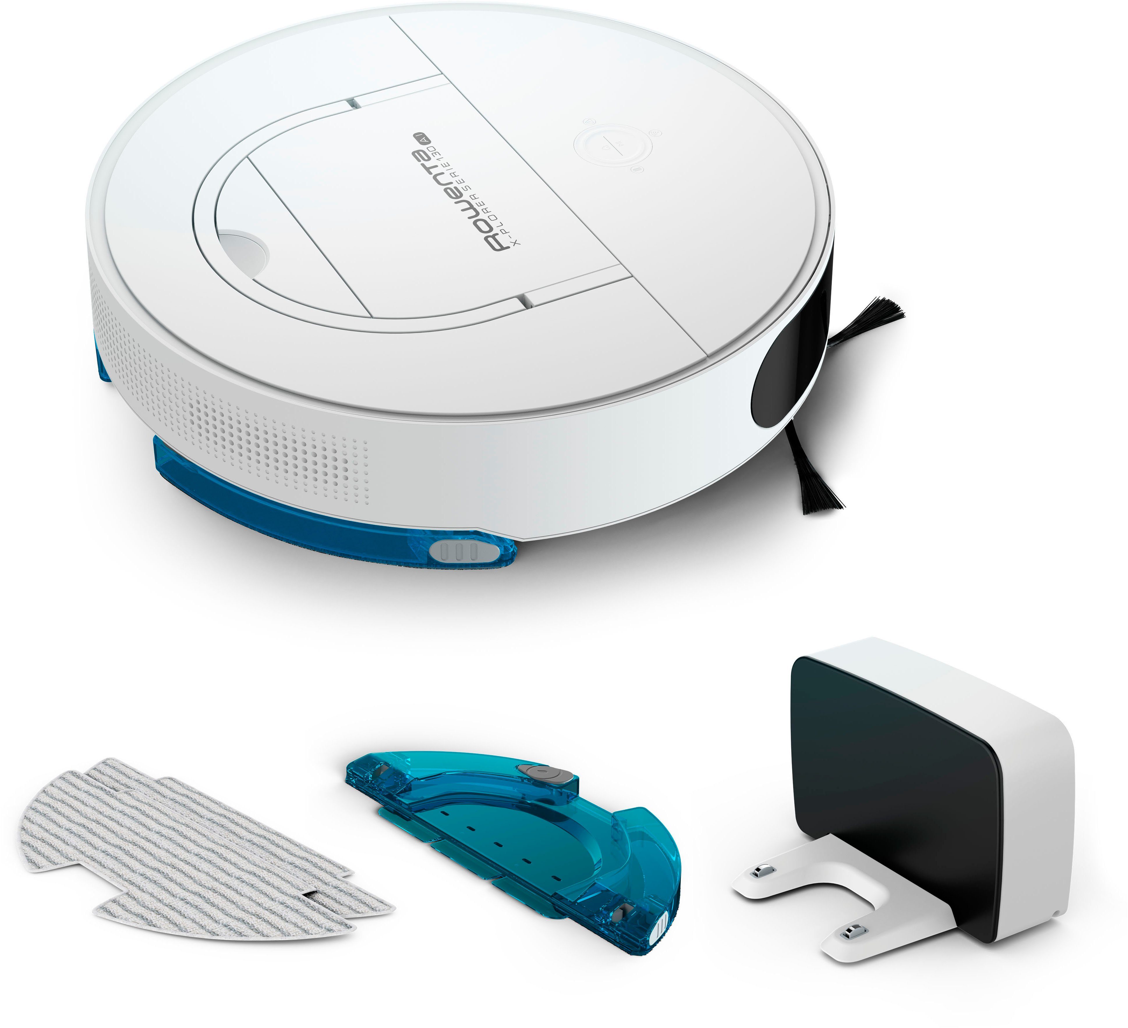 Rowenta Saugroboter RR9067 X-Plorer Serie 130 AI, ultra-flaches Design, saugen und wischen, Laser + Kamera-Navigation