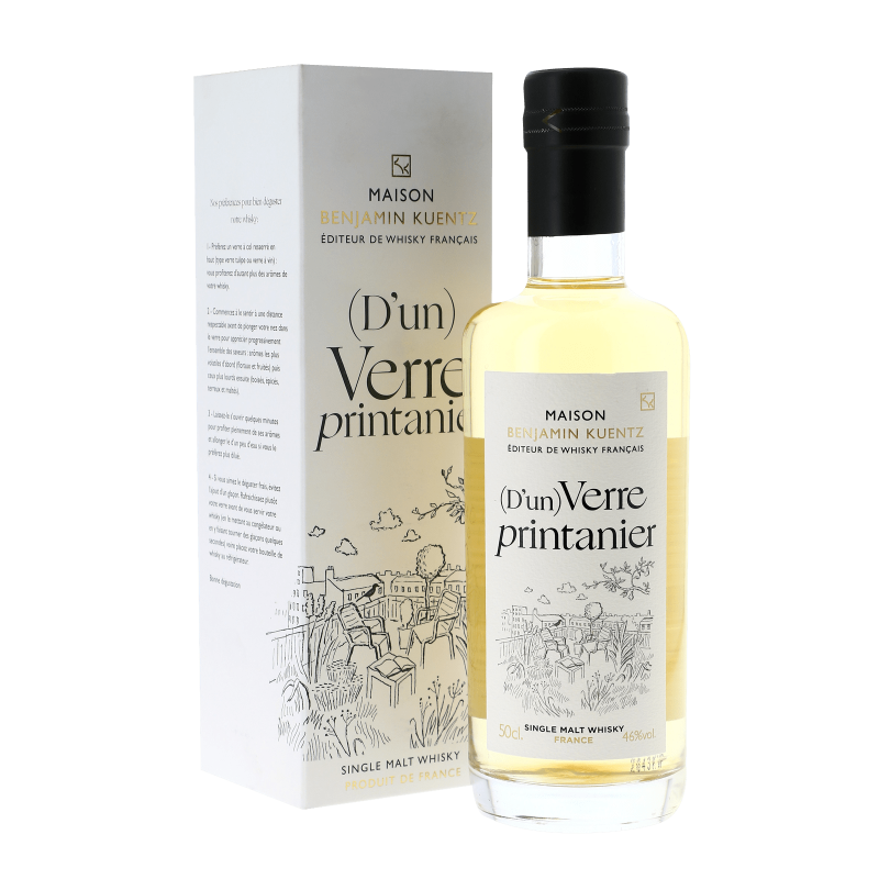 Single Malt dun Verre Printanier NM - Whisky - Spiritueux - Maison Benjamin Kuentz (50CL.)