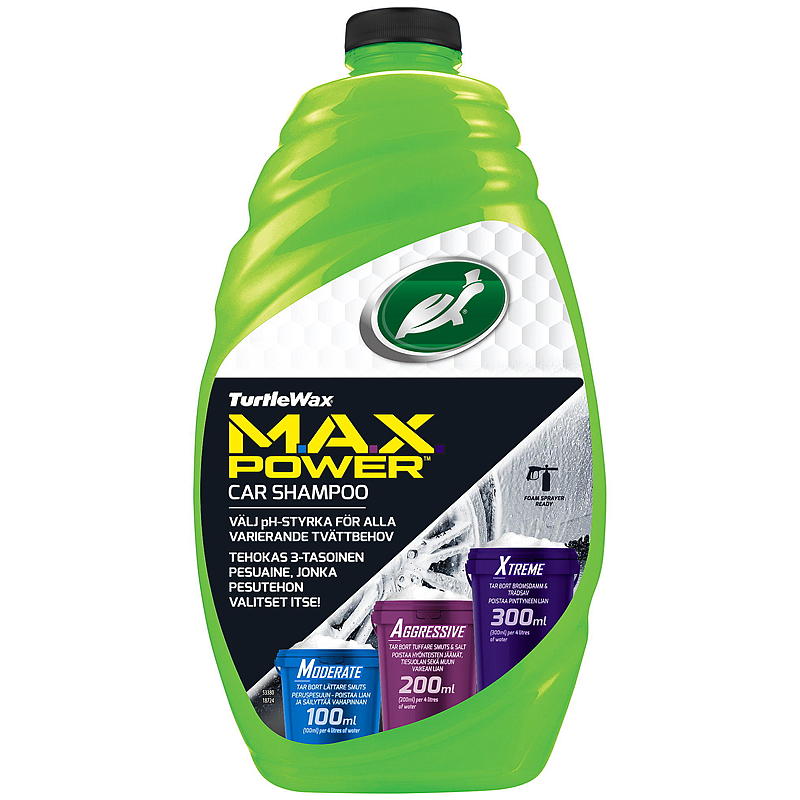Turtle Max power car wash shampo, 1,42 l, Turtle wax