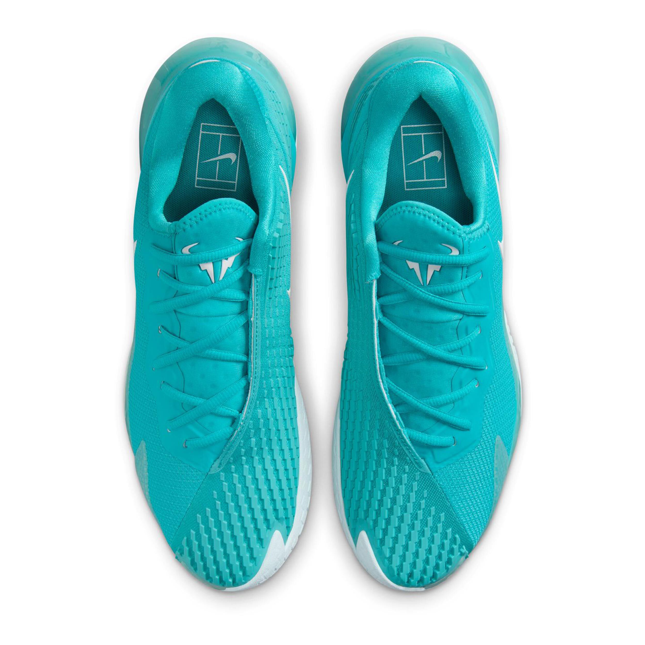 Zoom Vapor Cage 4 Rafa Allcourtschuh Herren - Türkis, Weiß