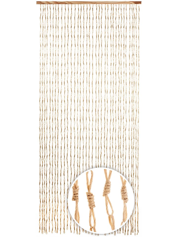 kobolo Vorhang CIRCLES in Beige günstig kaufen onesize