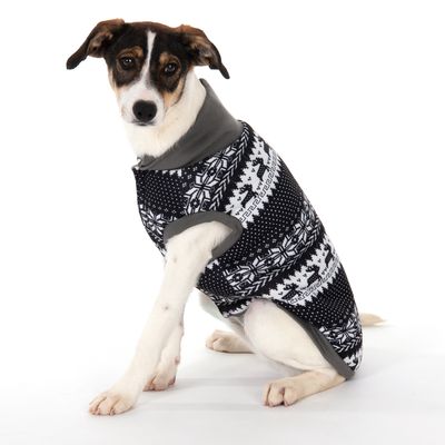Hundepullover mit Norwegermuster
