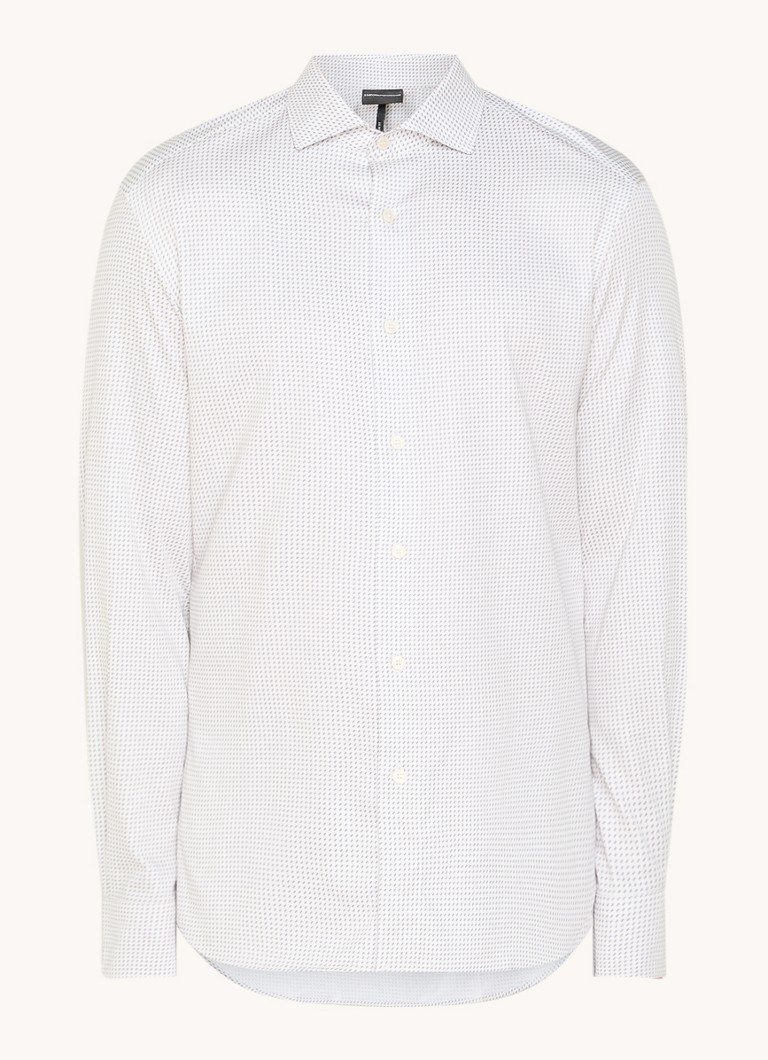 Camicia stampata a vestibilità classica Emporio Armani