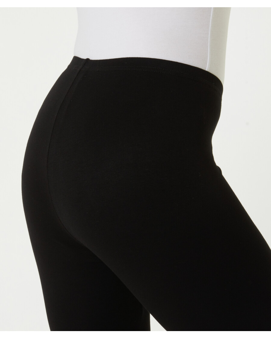 Schwarze Leggings