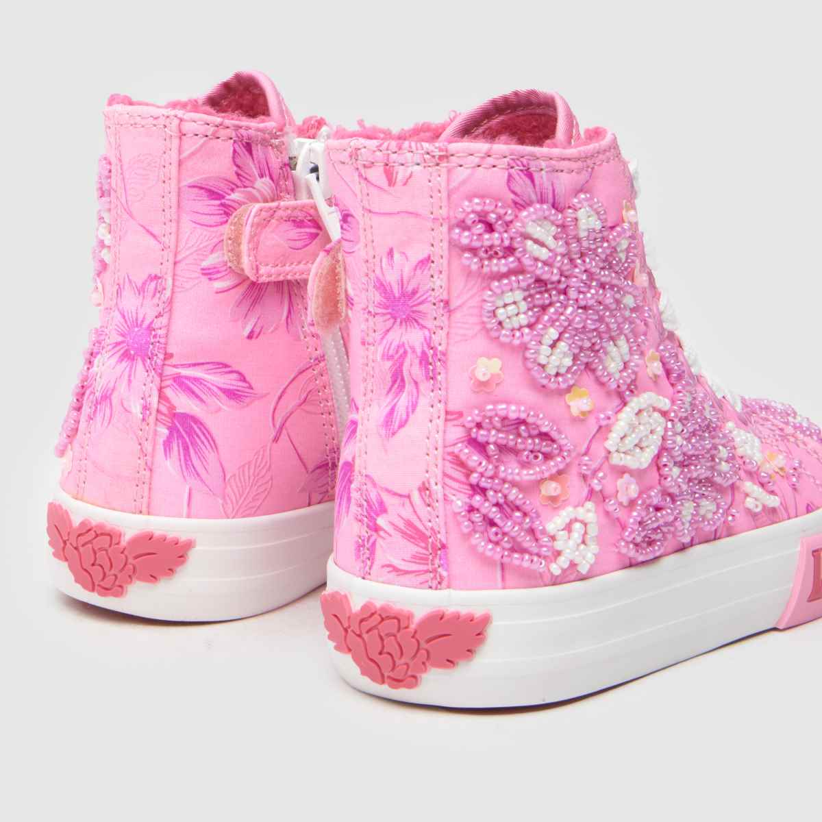 Lelli Kelly rosa Brooke Mid flickor juniorsneakers