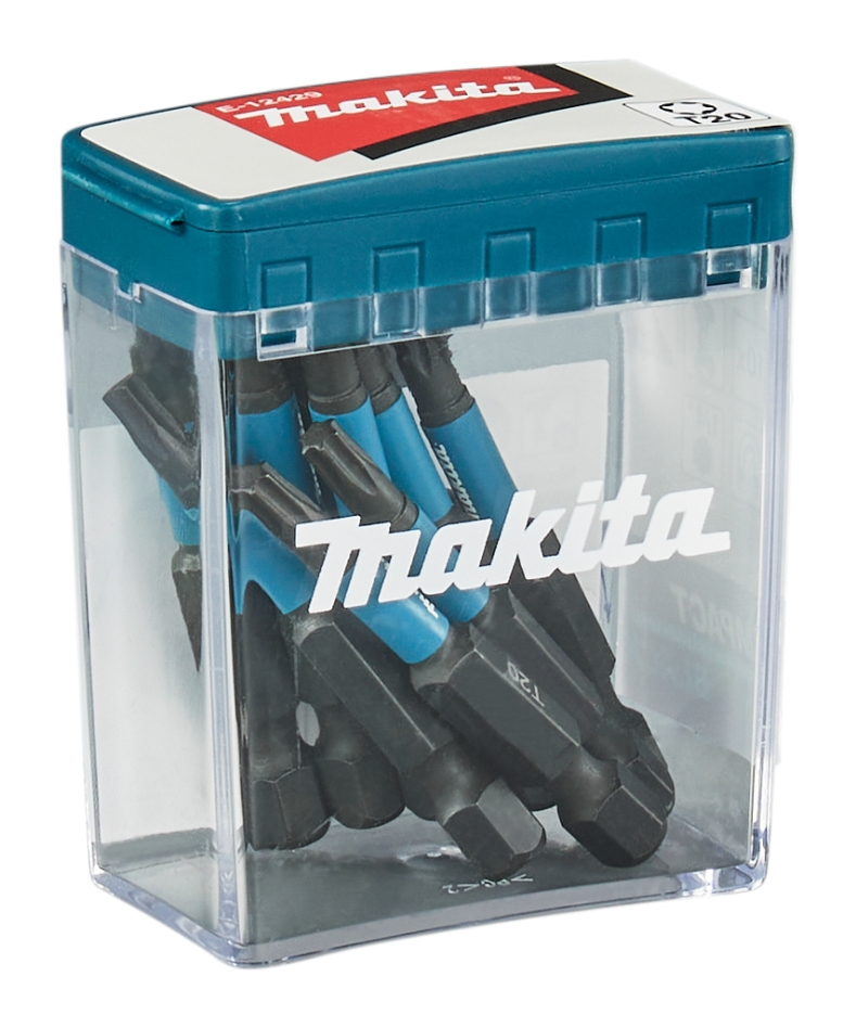 Príslušenstvo Makita E-12429 Bit pre rázový skrutkovač T20x50mm rázový čierny, 10 kusov