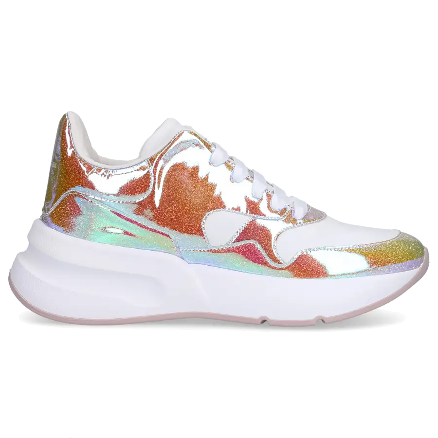 Alexander McQueen - Sneaker low JOEY Kalbsleder - grau