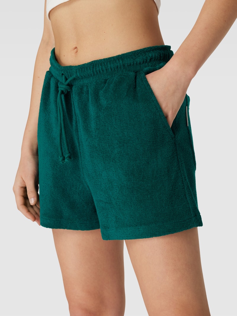 Sweatshorts aus Frottee in bottle