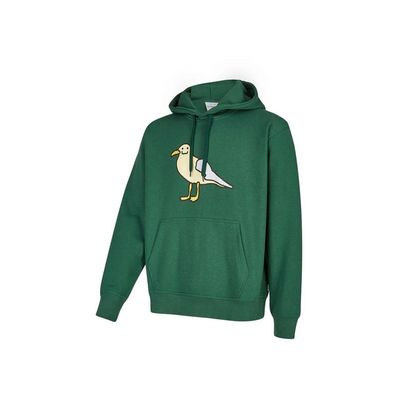 Cleptomanicx Smile Gull Hoodie Herren