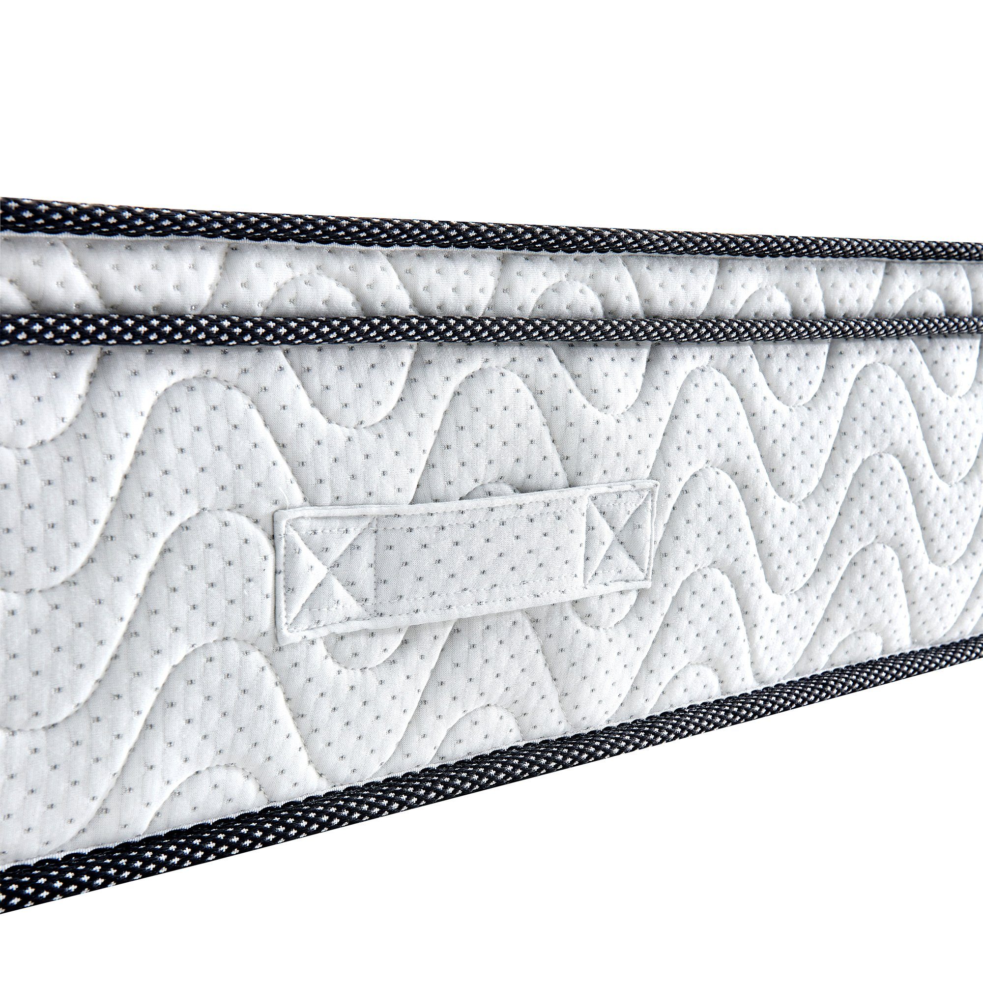 Taschenfederkernmatratze Arensberger Taschen Federkernmatratze mit integriertem Topper VIKTORIA, Arensberger, 25 cm hoch, (90 x 200cm), Höhe 25cm, Taschenfederkernmatratze mit Kaltschaum
