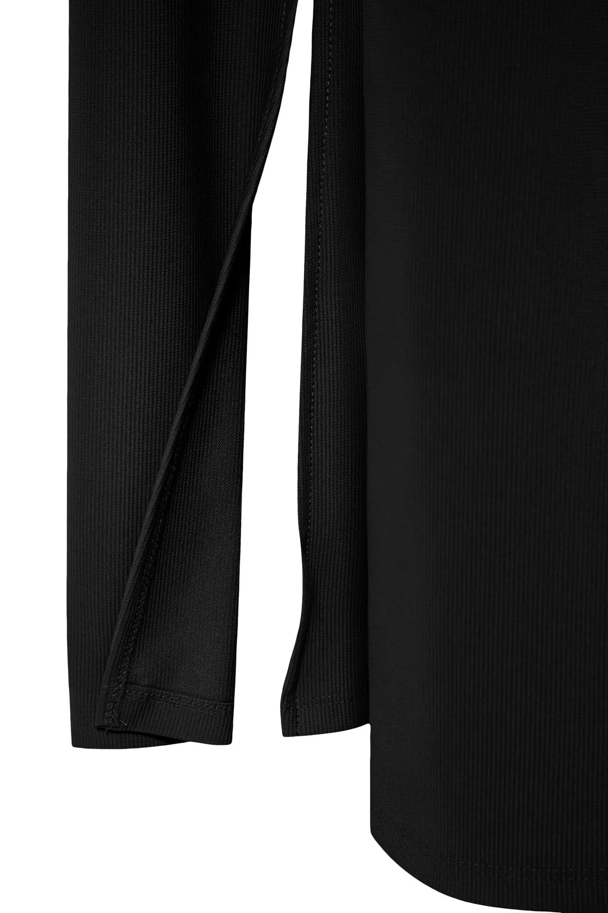 Trendyol Curve  Schwarze spanische Strickhose mit Schlitz TBBAW23AR00030