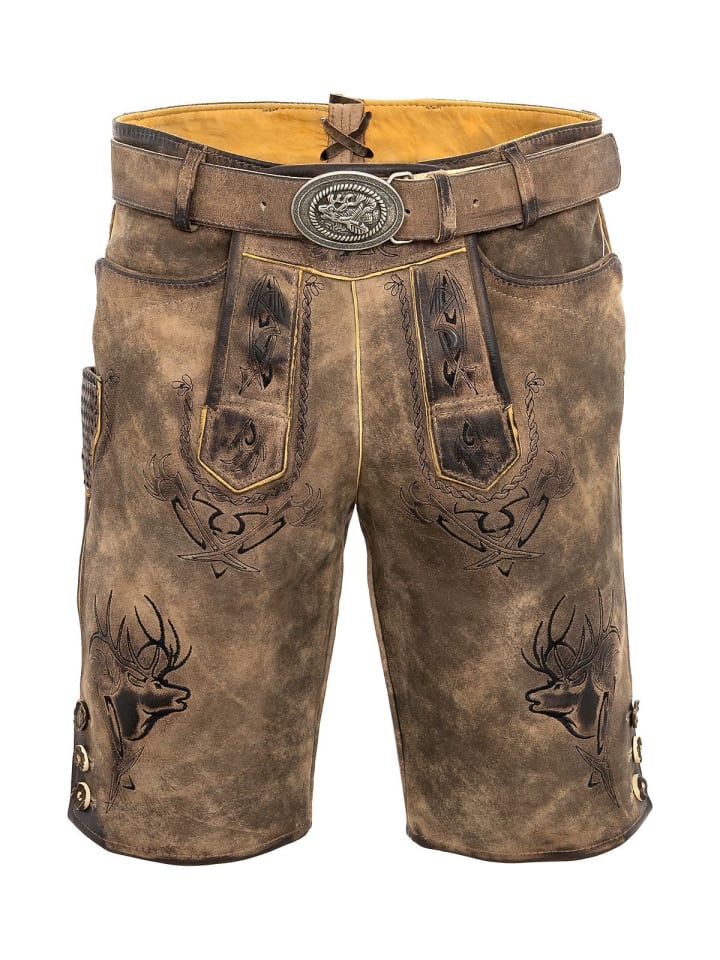 MADDOX Lederhose URGSEE in hellbraun günstig kaufen