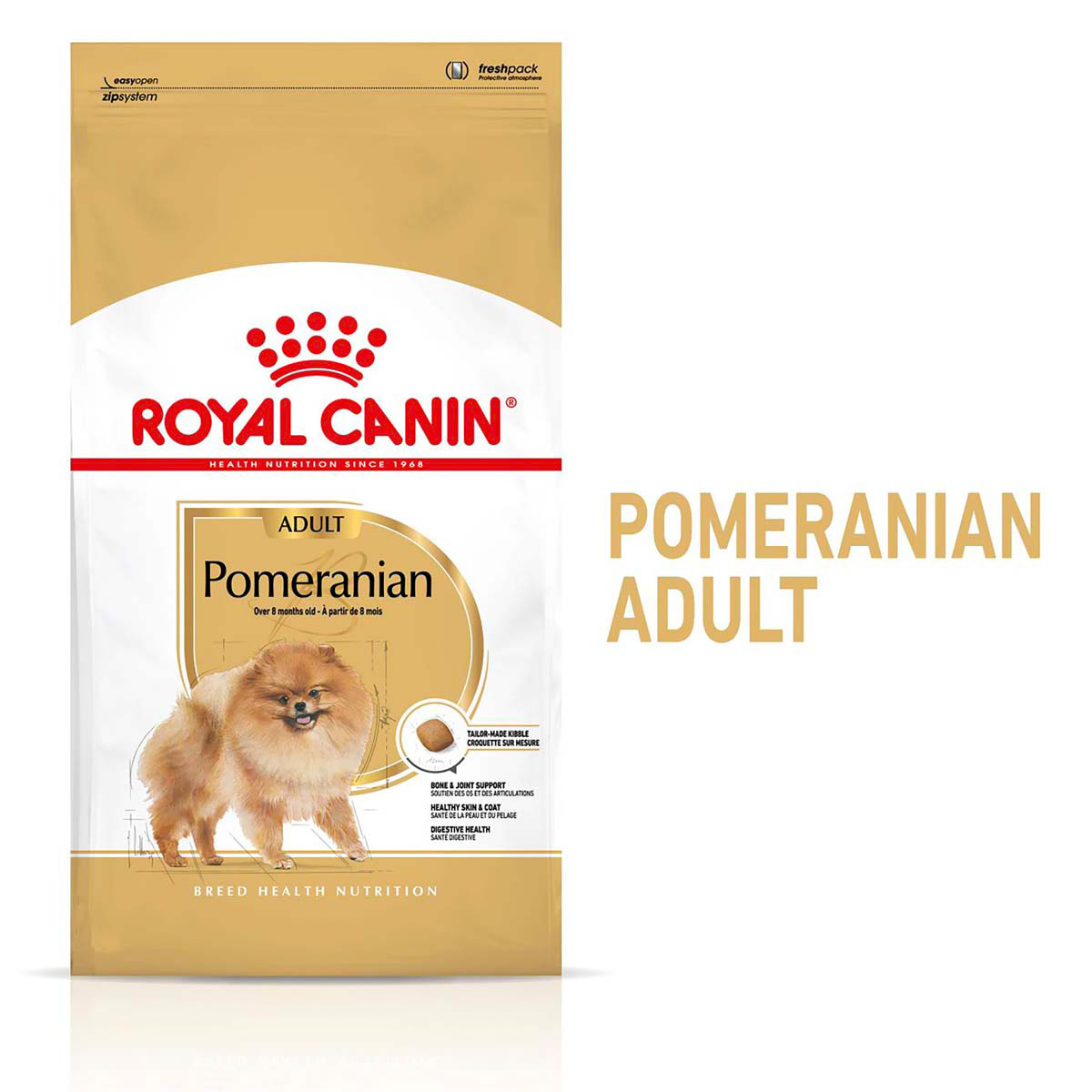 ROYAL CANIN POMERANIAN ADULT Trockennahrung für ausgewachsene Zwergspitze (>8 Monate)