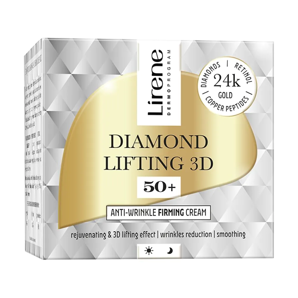 Lirene Diamond Lifting 3D krema protiv bora za učvršćivanje kože