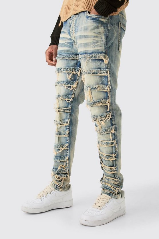 Tall Stretch Skinny Jeans mit Rissen