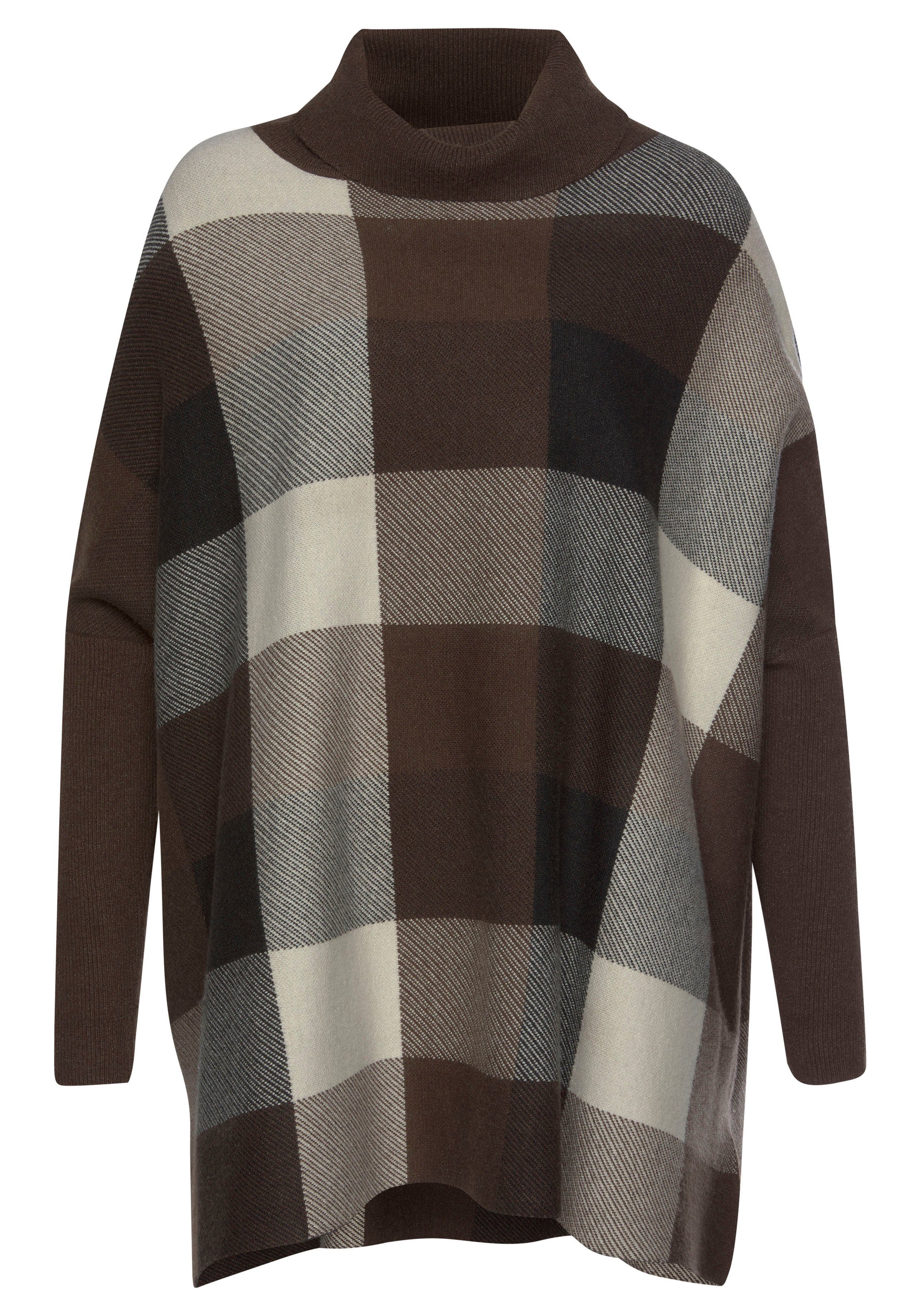 LASCANA Rollkragenpullover im lässigen Poncho-Style