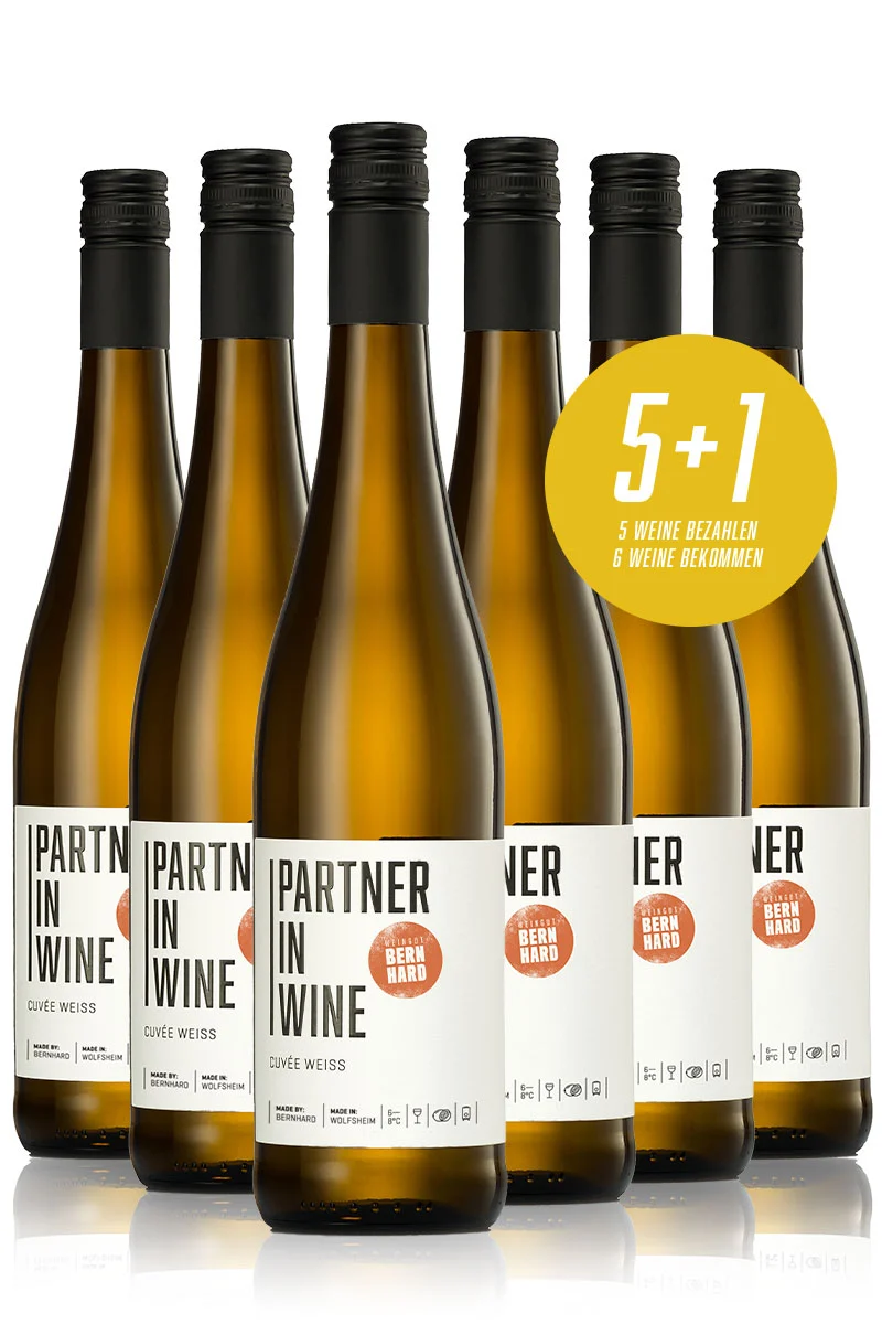 PIW - Bernhard - Cuvée Weiss - 5+1 Paket Partner In Wine
