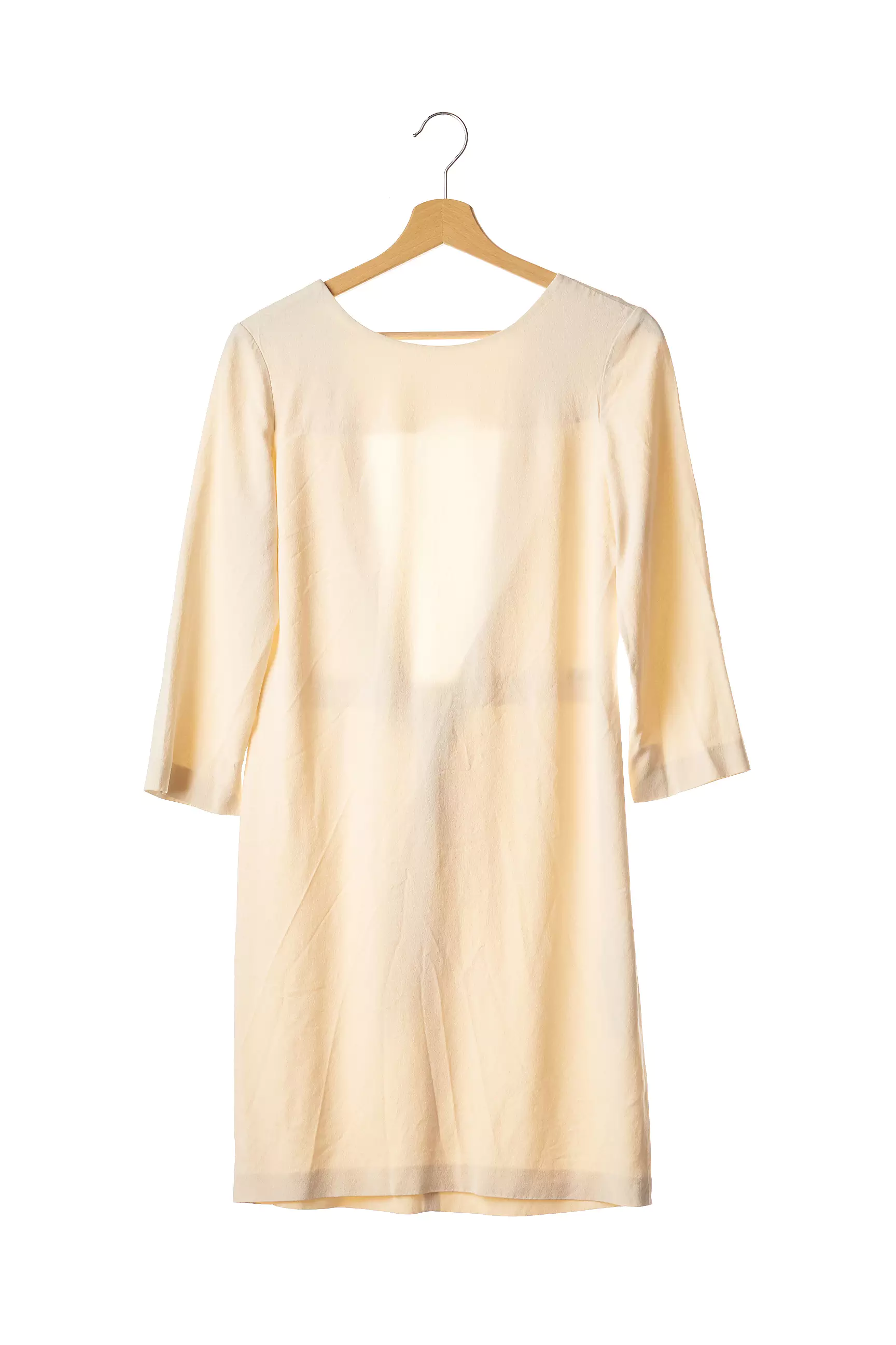 Massimo Dutti Robes Mi Longues Femme couleur beige