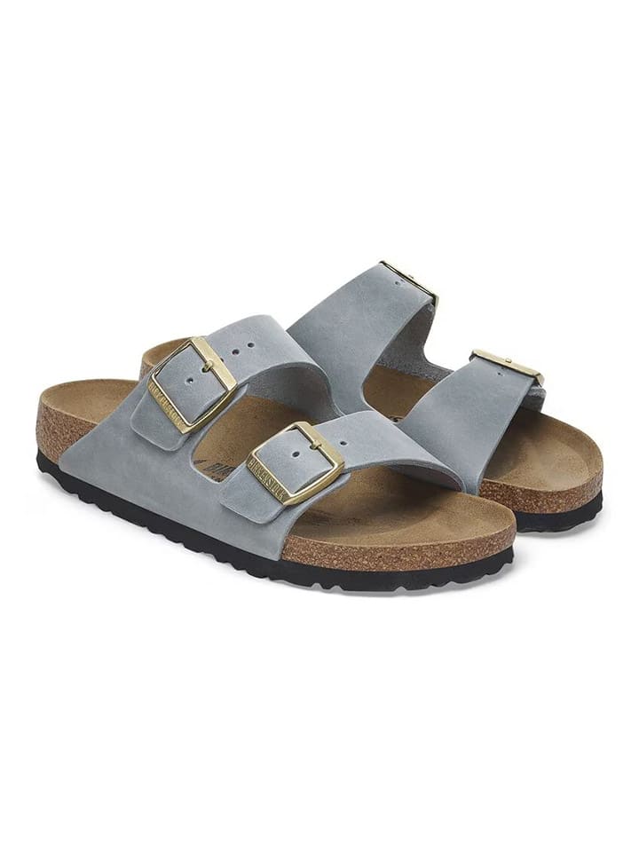 Birkenstock Leder-Pantoletten 