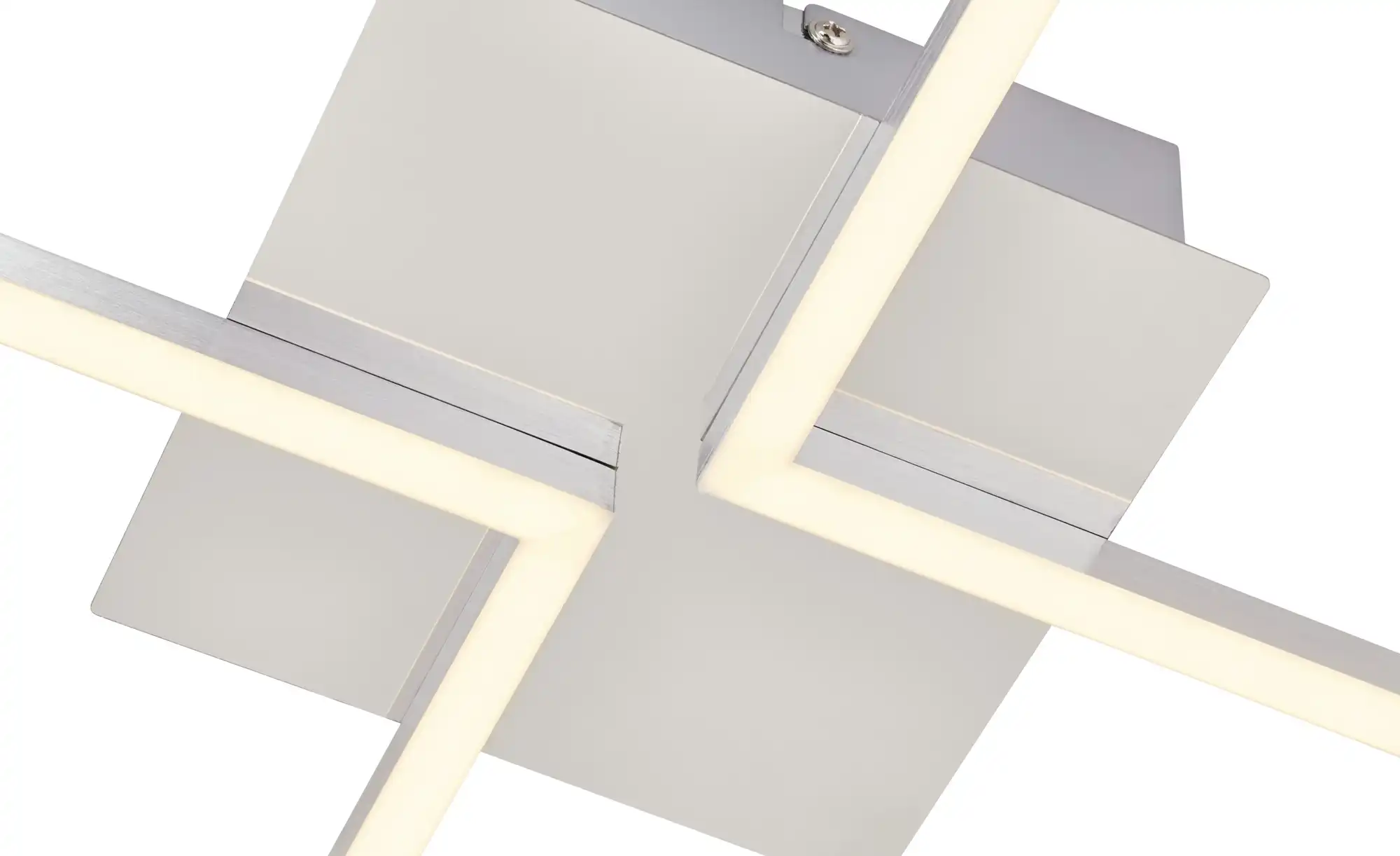 KHG LED-Deckenleuchte, 2-flammig, Alu