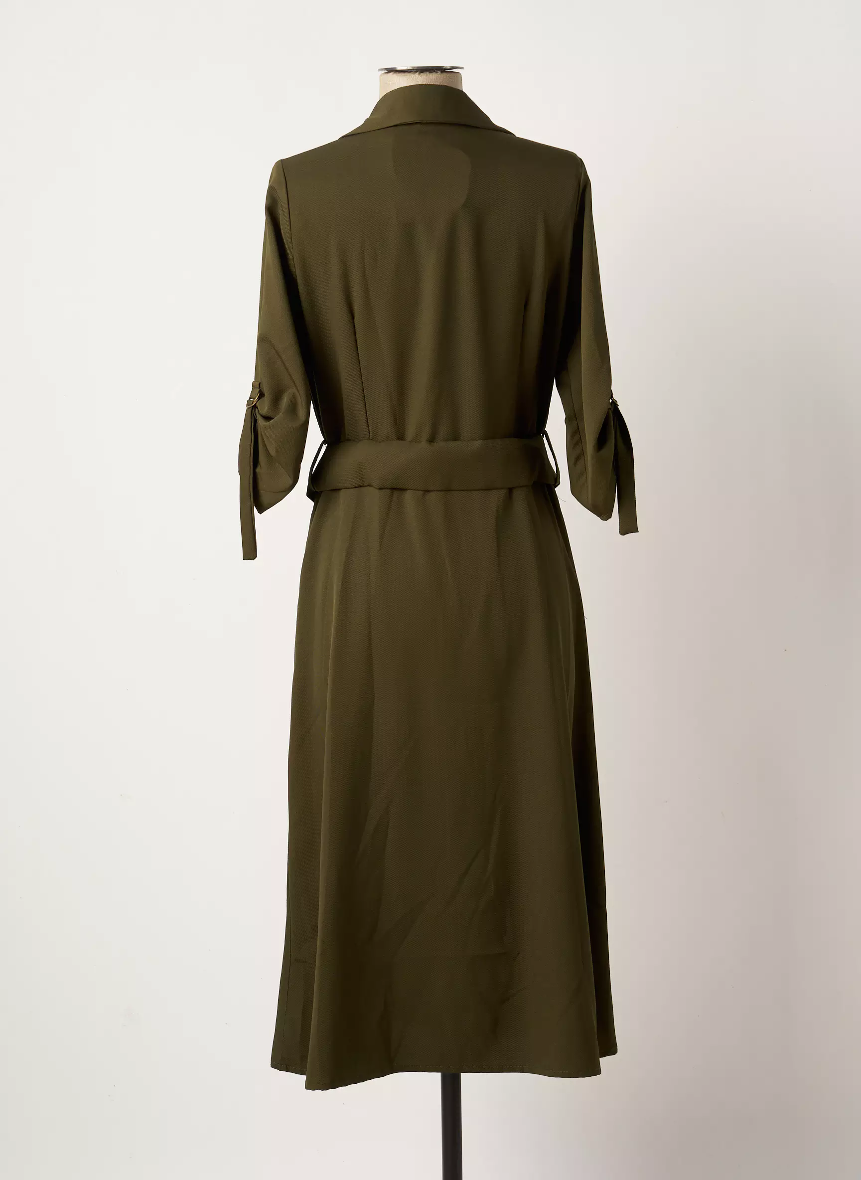 Dina   Dess Robes Mi Longues Femme couleur vert