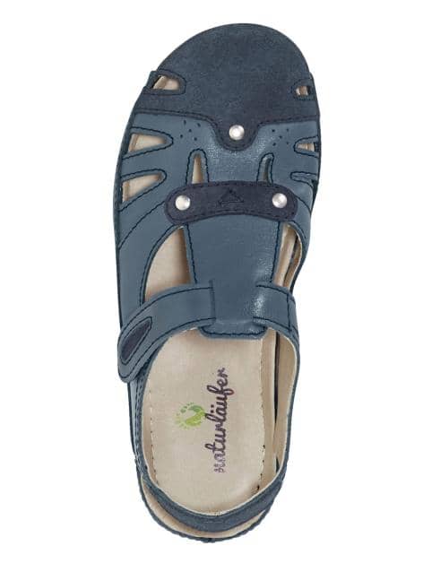 Klettslipper in zweifarbiger Optik