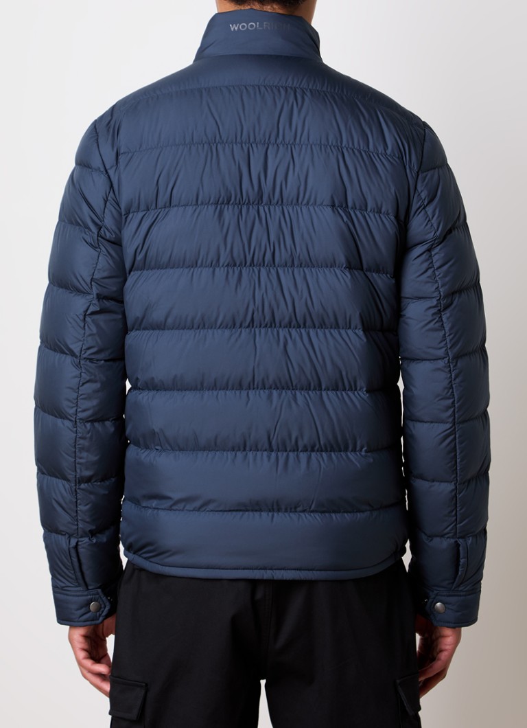 Woolrich Microfiber quilted jacket with down filling and side pockets