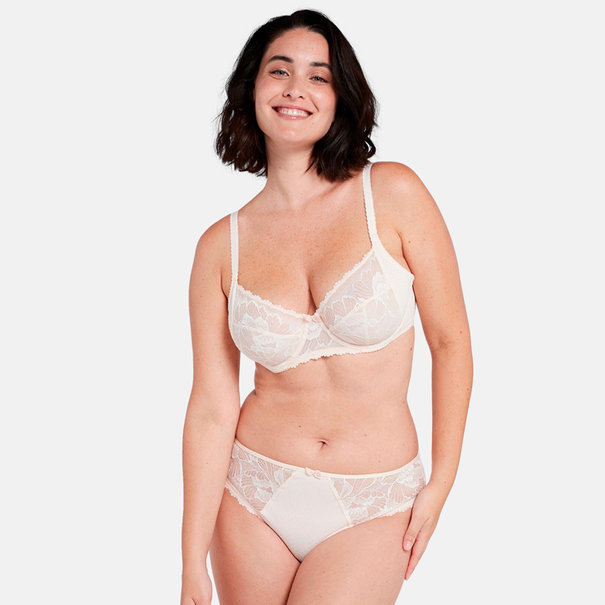 Soutien-gorge dentelle bicolore et microfibre Capucine