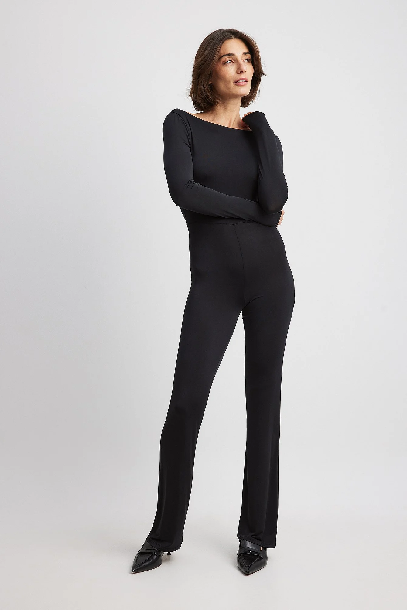 Jumpsuit mit tiefem Rücken
