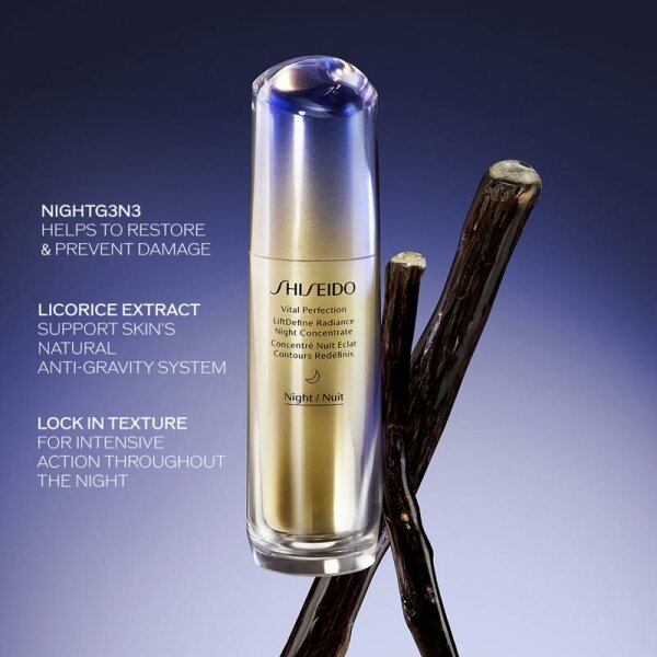 Shiseido Vital Perfection Liftdefine Radiance Night Concentrate Gesichtsserum