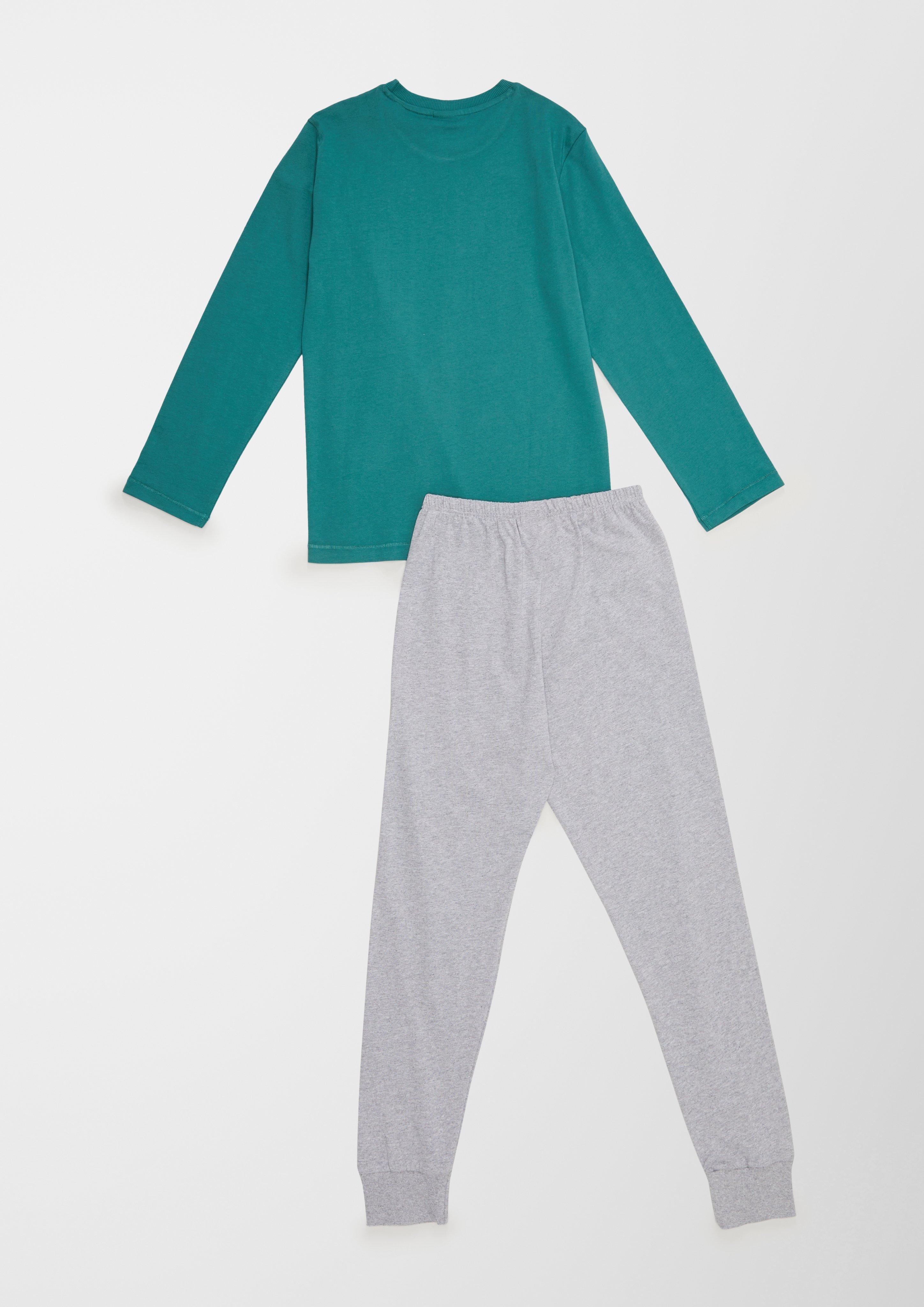 Pyjama mit Print  6006827-054
