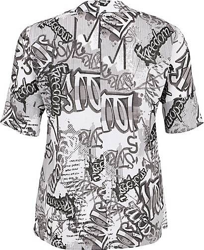 Doris Streich Bluse mit Freedom-Schriftzug