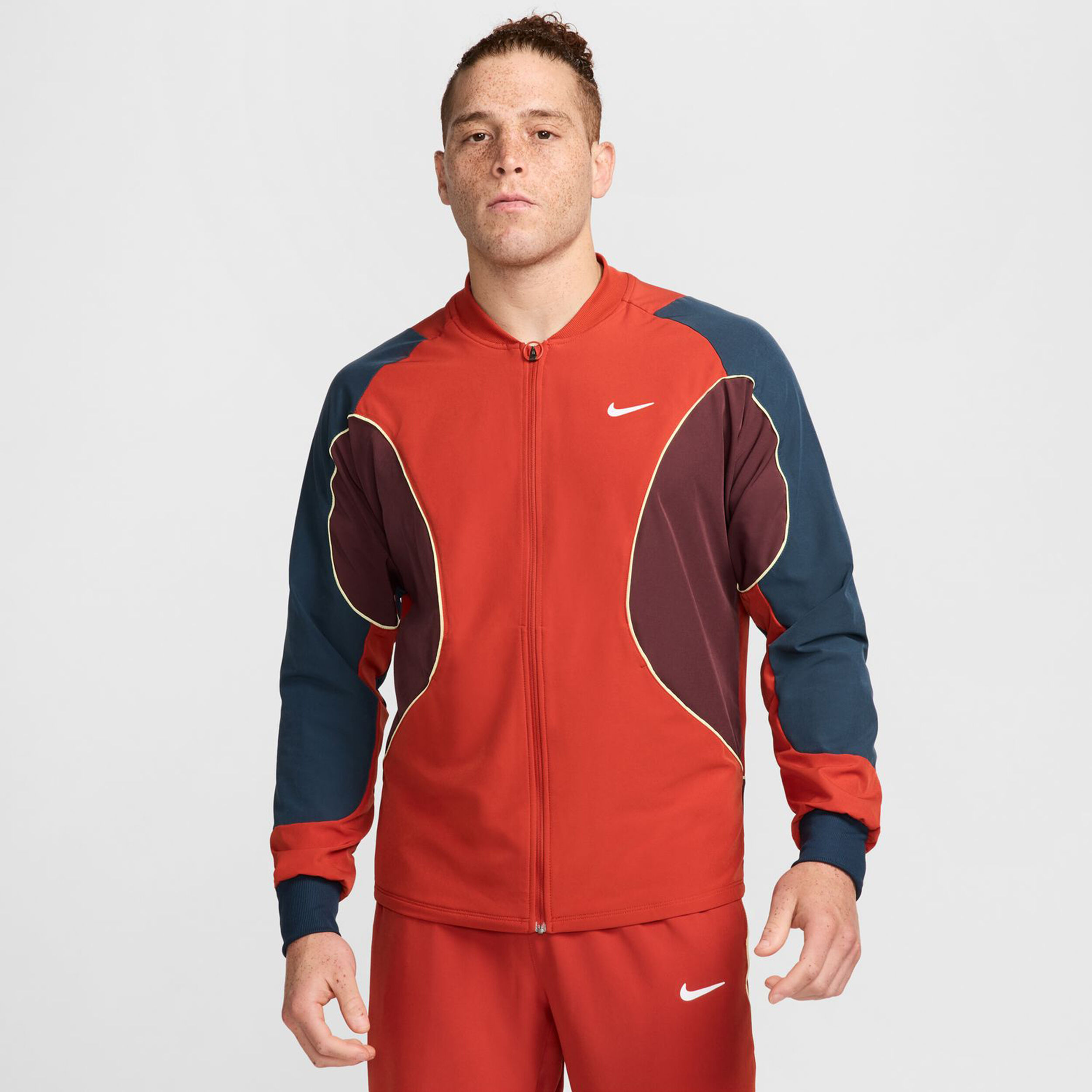 Dri-Fit Advantage Trainingsjacke Herren - Rot, Mehrfarbig