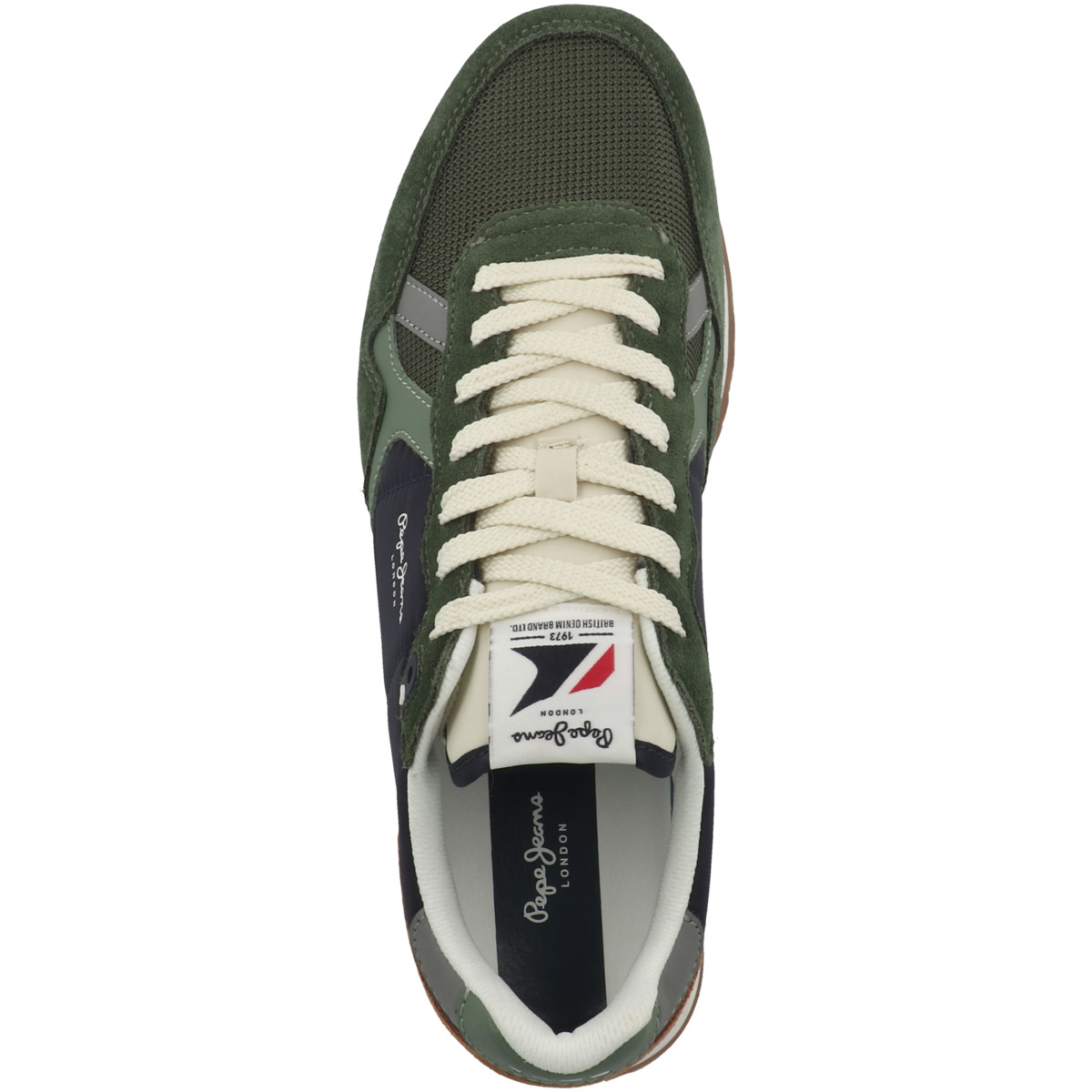 Pepe Jeans Brit Mix Sneaker Low gruen
