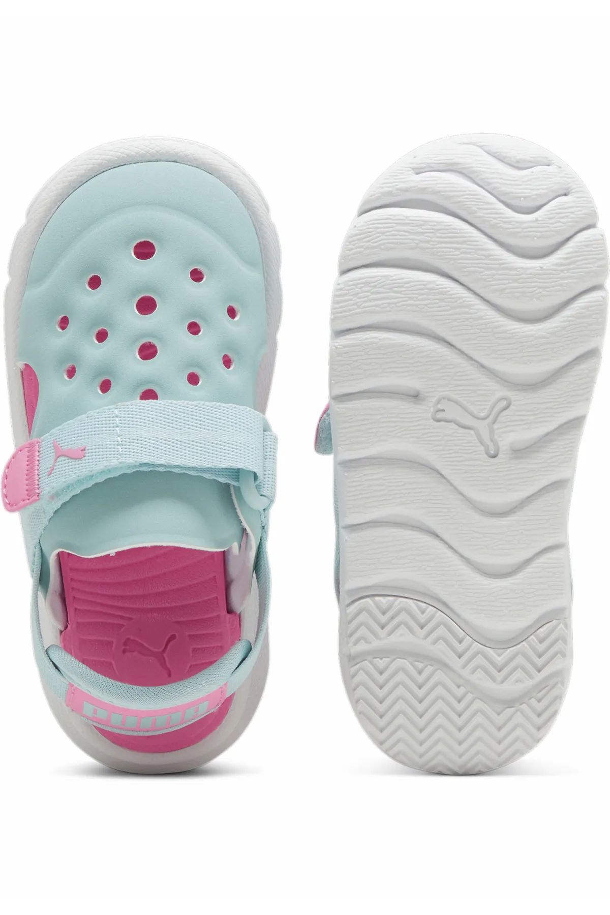 Puma  Sandalette - Blau - Flacher Absatz