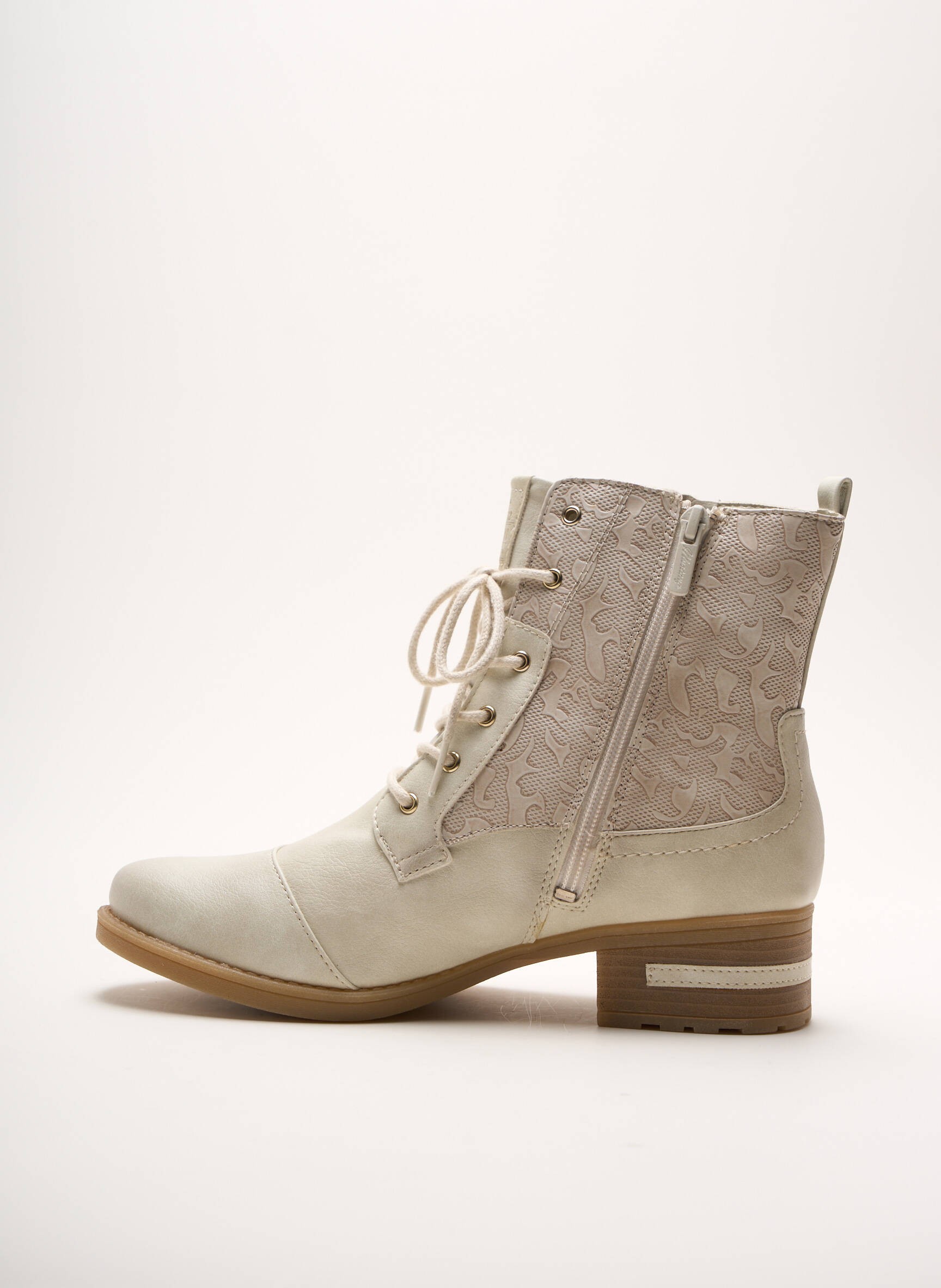 Mustang Bottines Femme couleur beige