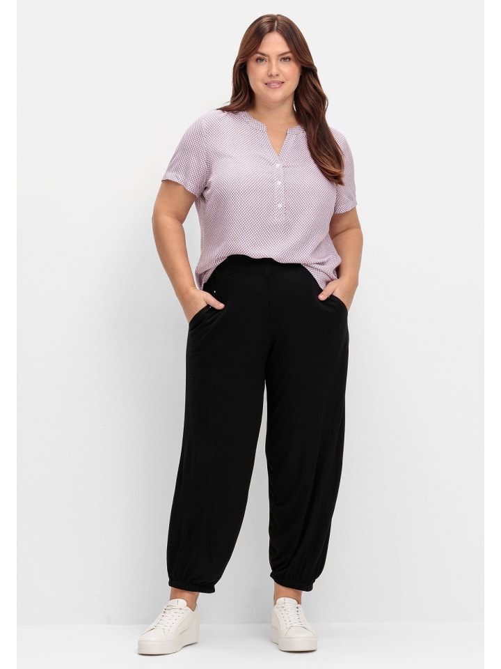 sheego Tunika in rosé gemustert günstig kaufen