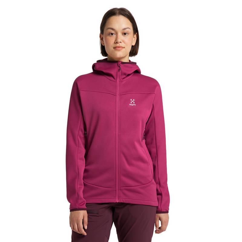Haglöfs Frost Mid HoodHood Fleecejacke Damen